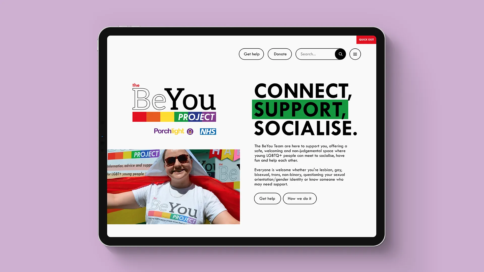 Redefining digital support for young LGBTQ+ people