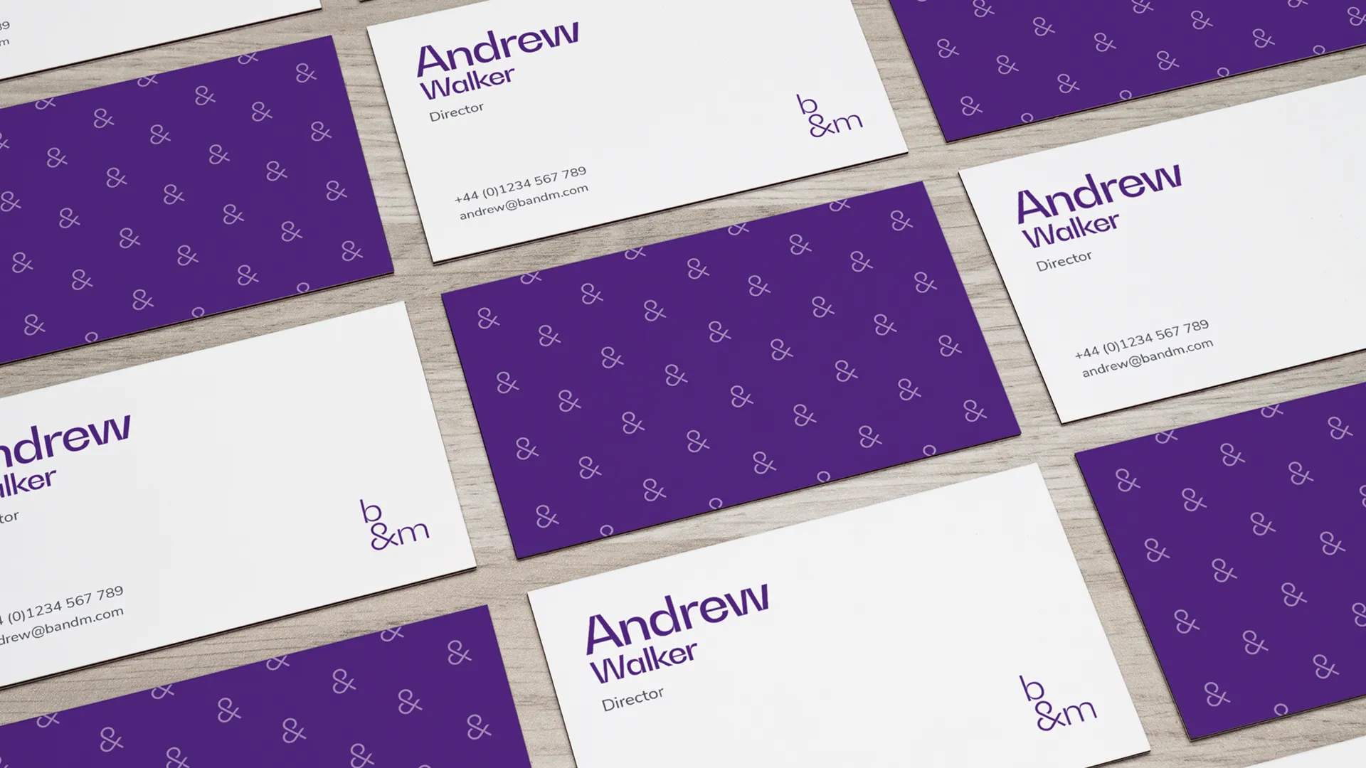 b&m business cards